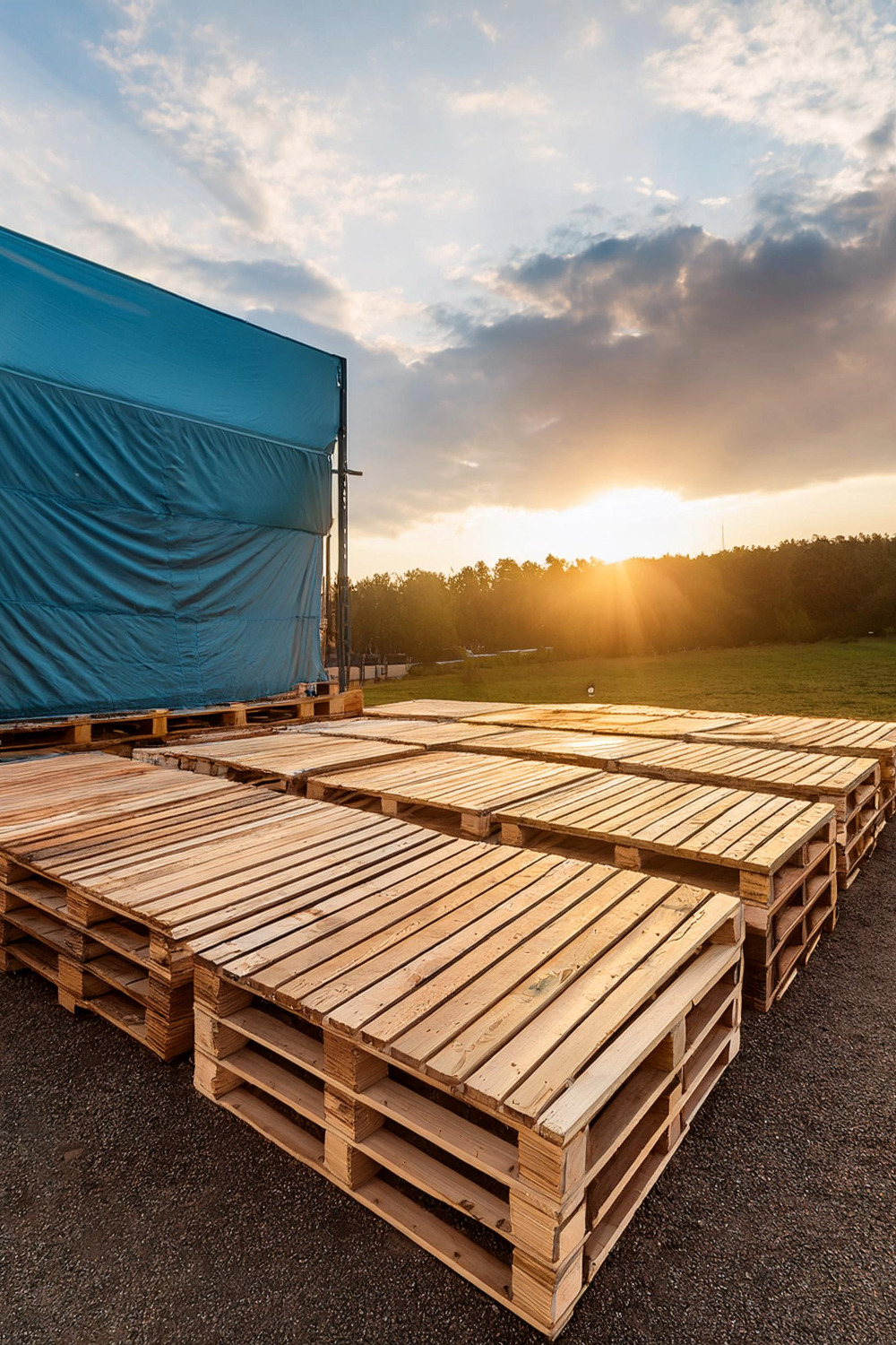 Pallet hire service available for people needing temporary pallets for events and exhibitions in Manchester.